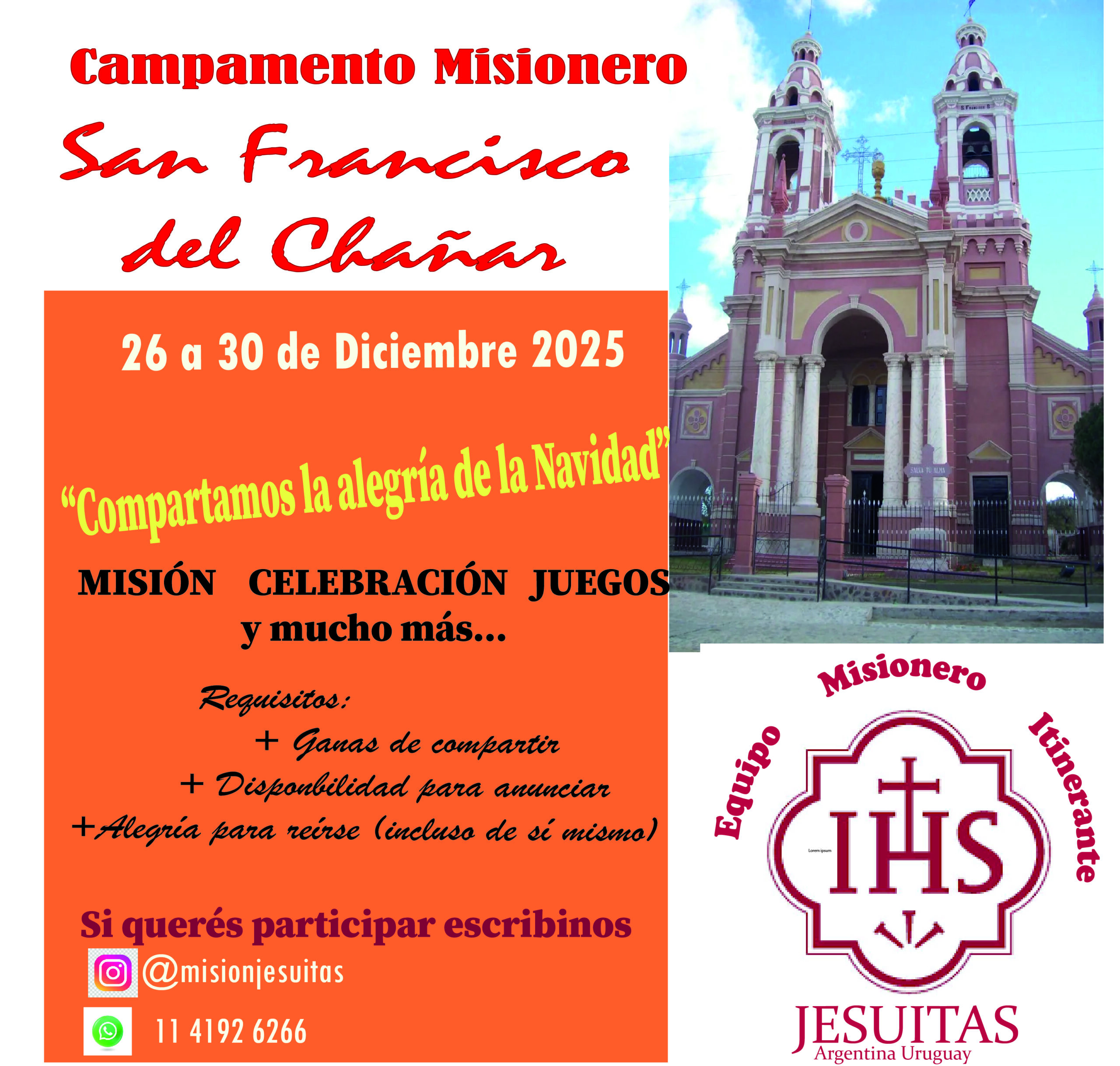 mision chañar diciembre